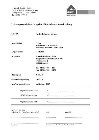 lv bodenbelagsarbeiten|Leistungsbeschreibung .